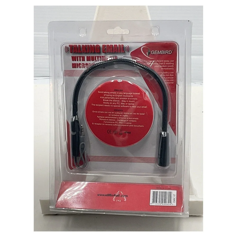 Gembird Talking Email Multimedia Microphone‎ USB